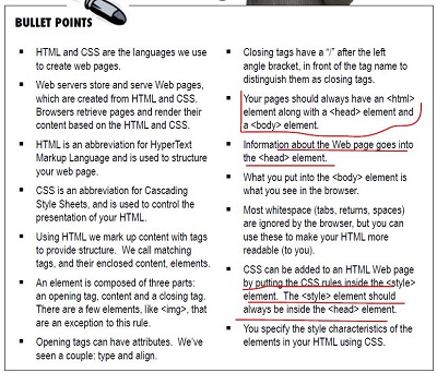 key points of chapter 1